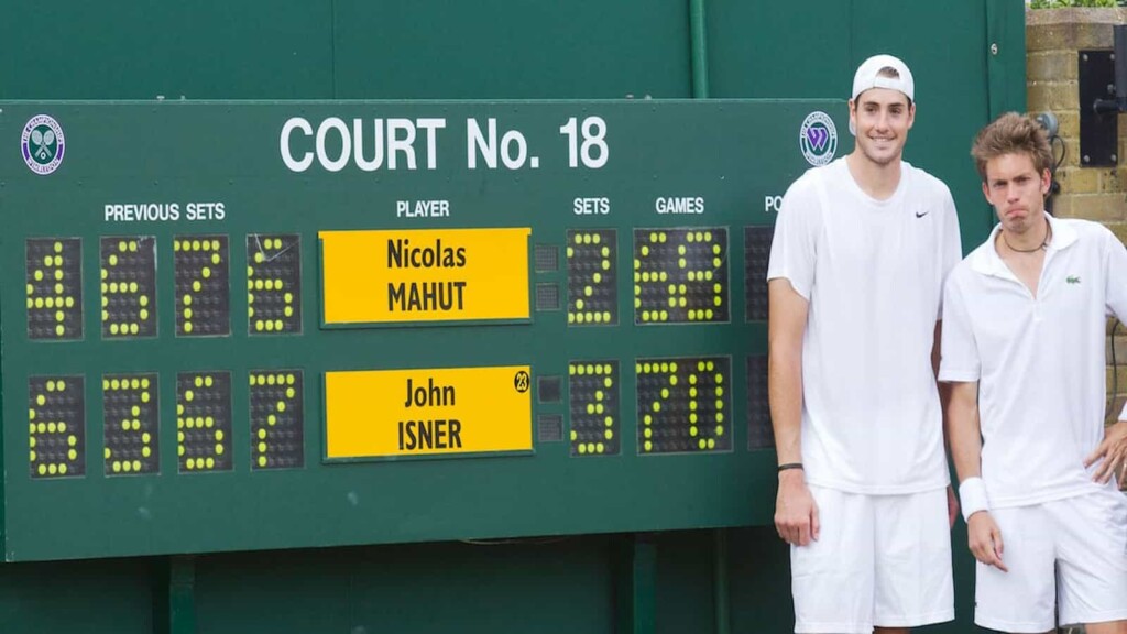 John Isner and Nicolas Mahut