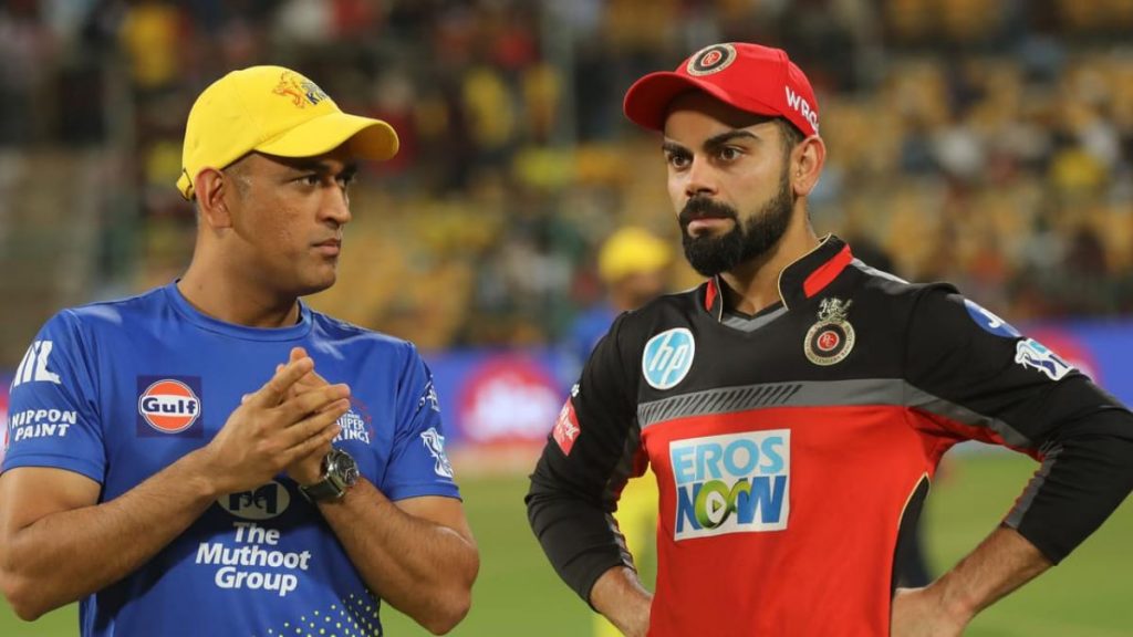 Ms Dhoni and Virat Kohli