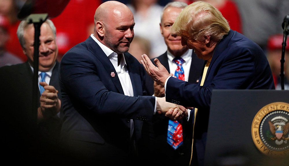 Dana White and Donald Trump