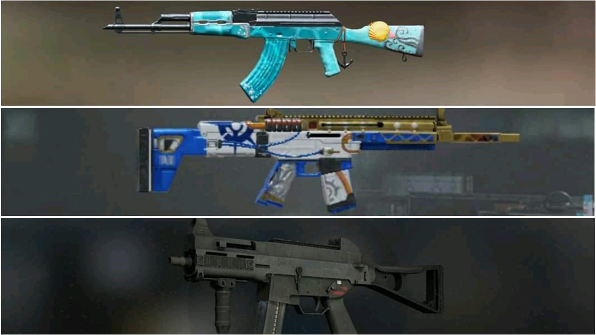 Best attachments in PUBG Mobile for AKM, UMP-45, and SCAR-L.