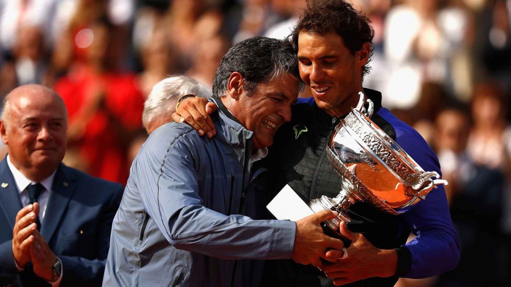 Toni Nadal and Rafael Nadal