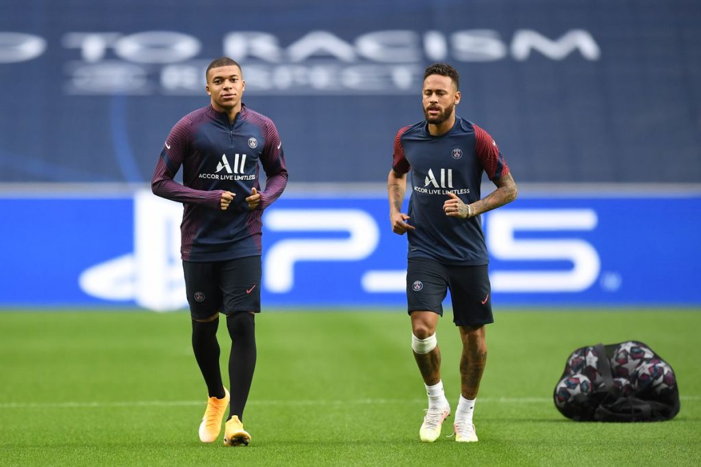 Kylian Mbappe and Neymar