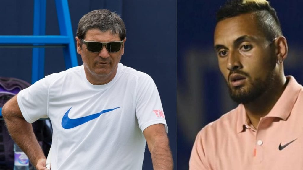 Toni Nadal and Nick Kyrgios