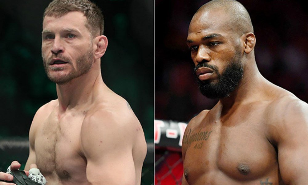 Stipe Miocic and Jon Jones