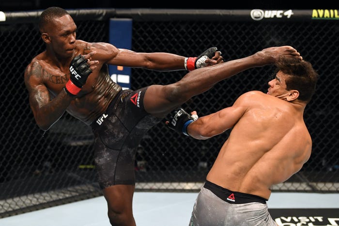 UFC 253: Adesanya reacts to his win over Costa in the most “Adesanya” way possible