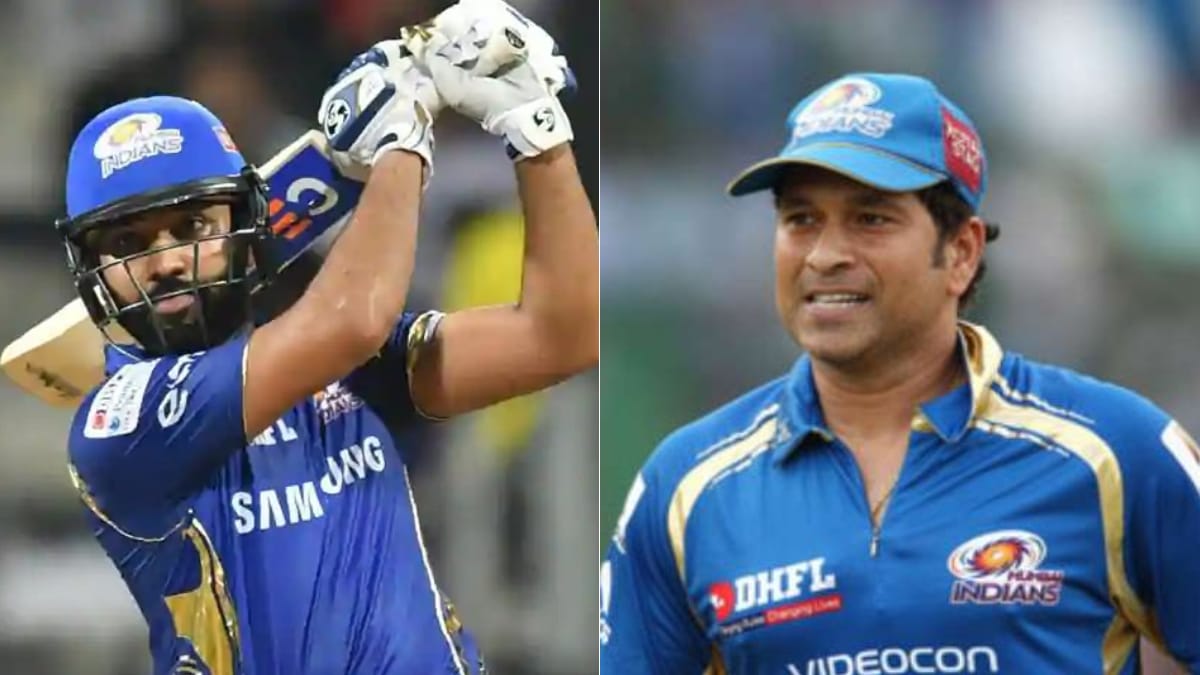 IPL 2020 KKR vs MI WATCH: Magical moment as Rohit hits a six over backward-point, making Sachin Tendulkar proud