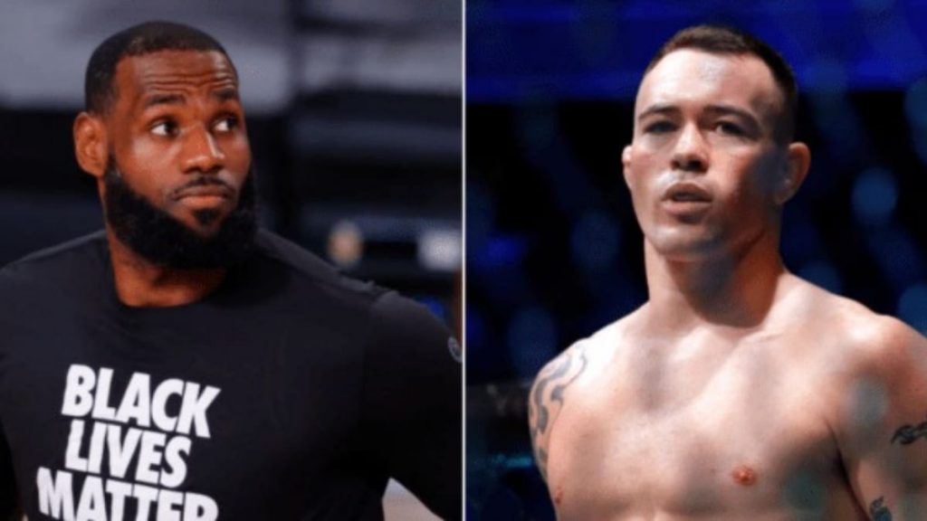 LeBron James and Colby Covington