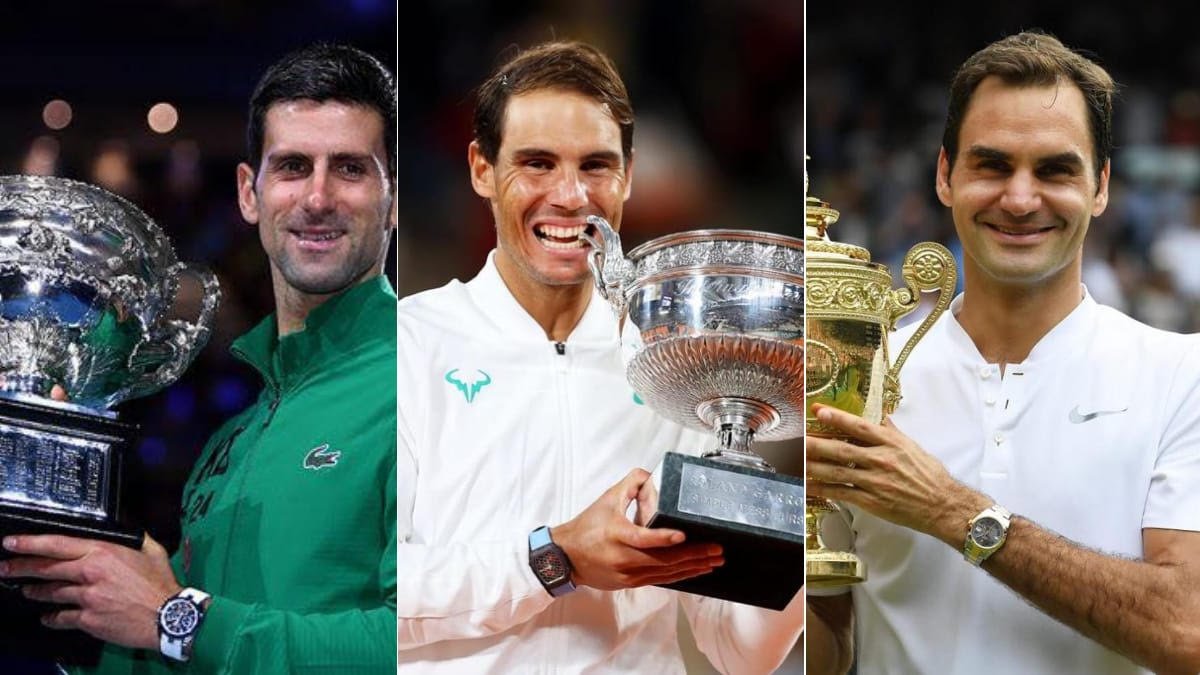 Roger Federer leads Novak Djokovic and Rafael Nadal in this Special Grand Slam record