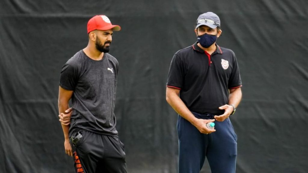 KL Rahul and Anil Kumble