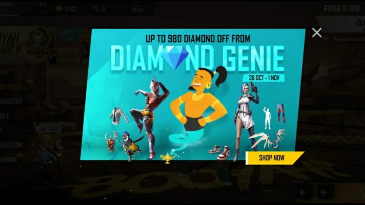 Garena Free Fire: All You Need to Know about Diamond Genie event