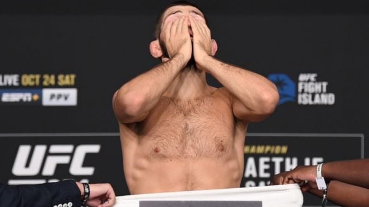 Khabib Nurmagomedov’s UFC 254 weigh-in is creating a lot of controversies