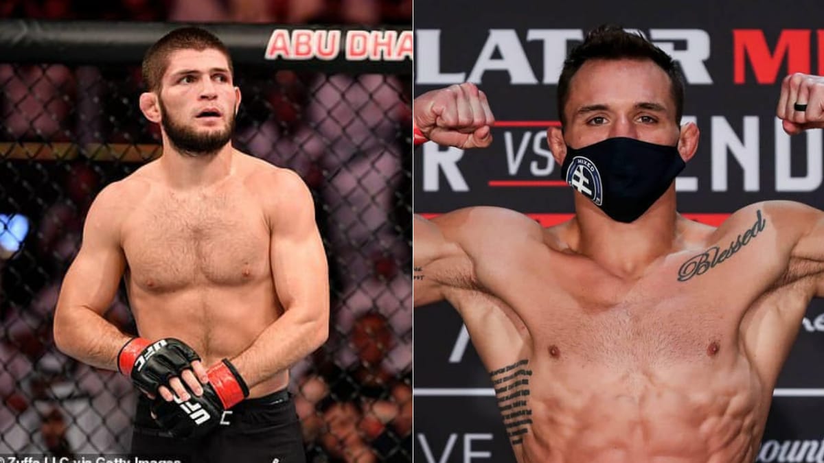 “Defeat Islam Makhachev and I will consider you number one contender” Khabib offers Michael Chandler