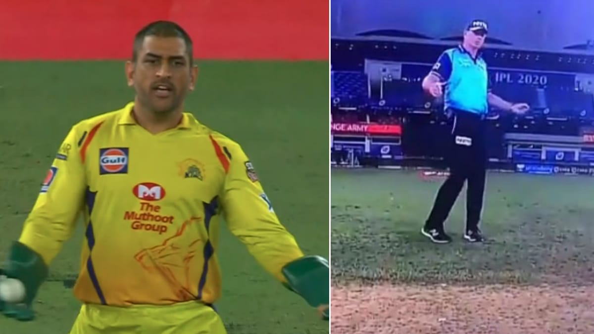 IPL 2020: “A Sad Joke” – fans criticises MS Dhoni on social media after he frets at umpire