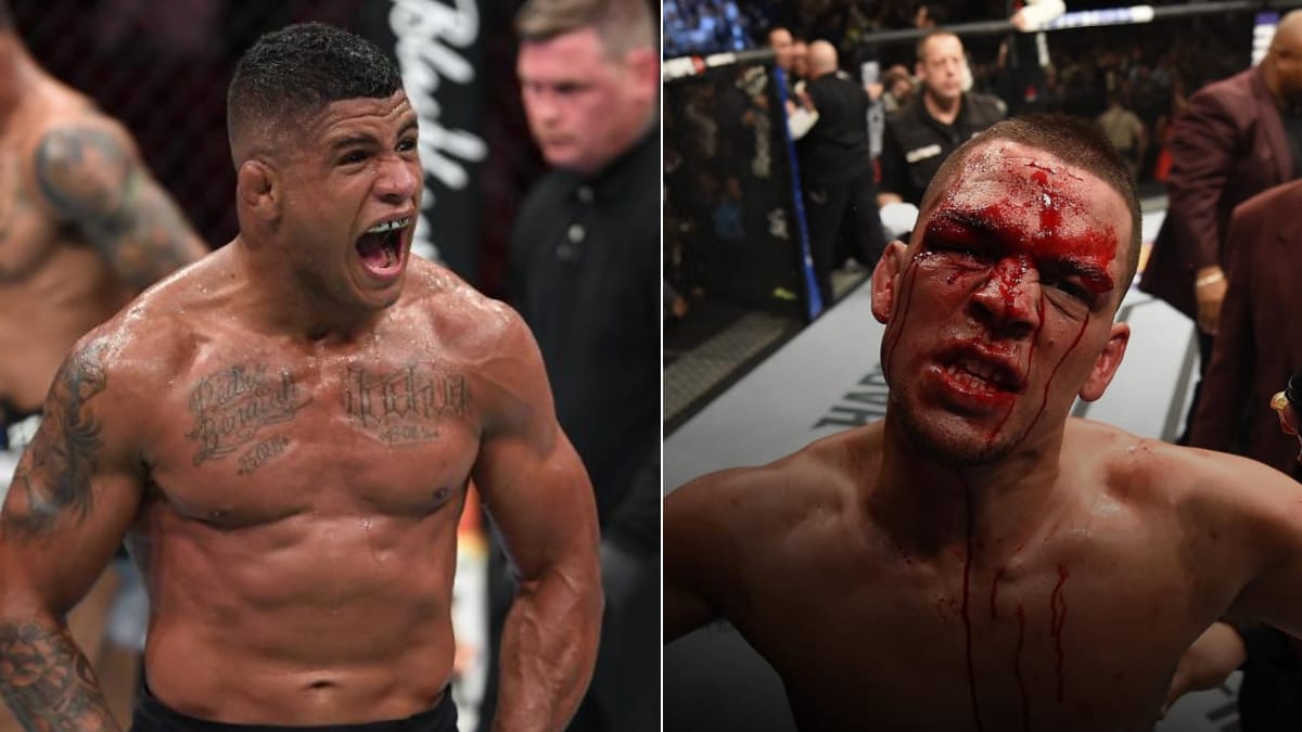 Gilbert Burns takes the bait, fires back at Nate Diaz after “No.1 Welterweight” diss