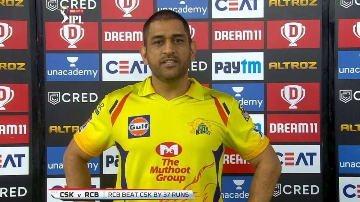 ‘Can’t leave too many runs after 15-16th over on lower-order batsmen’ says MS Dhoni after losing against RCB