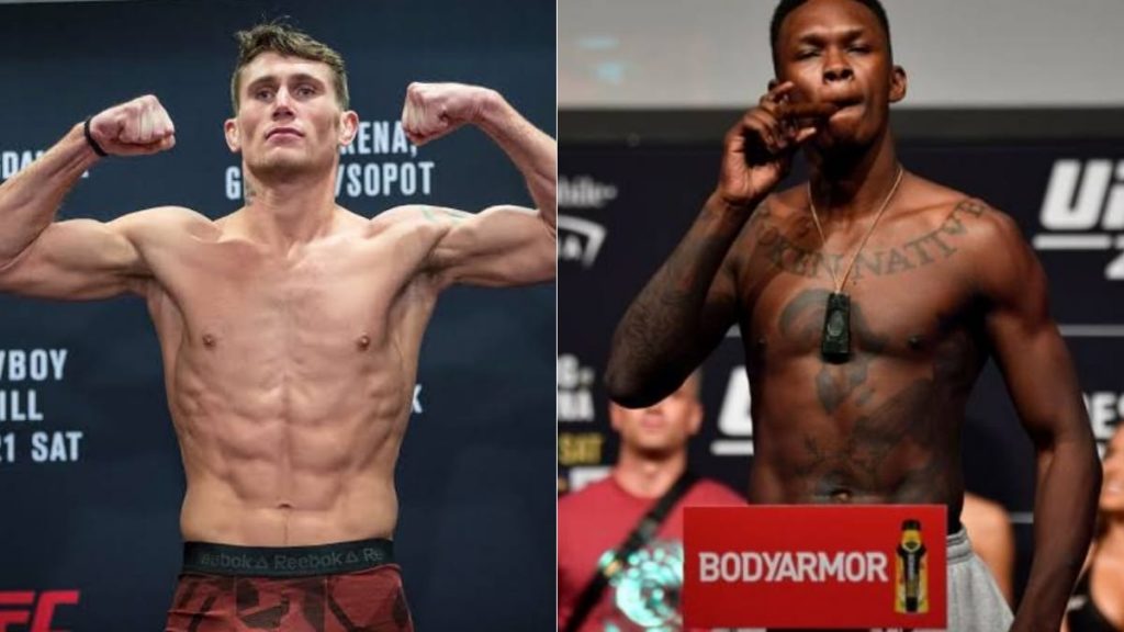 Israel Adesanya and Darren Till