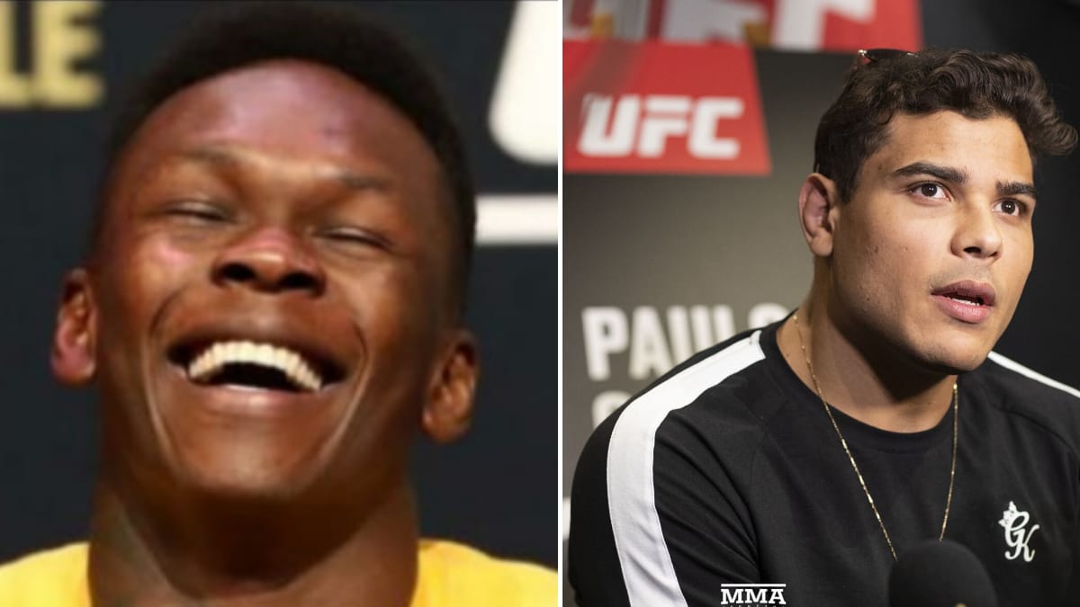 “Sounds like excuses to me” Israel Adesanya claps back at Paulo Costa’s video of wanting to “kill” him