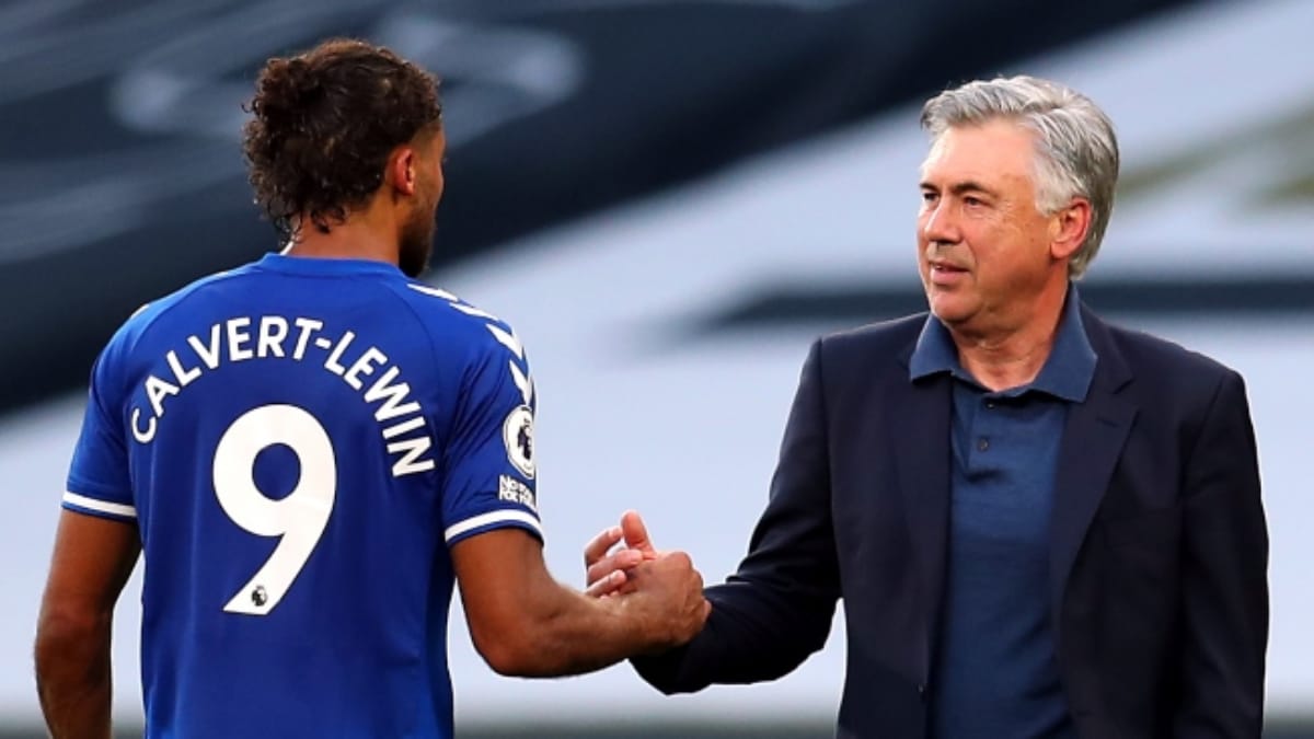 Carlo Ancelotti Praises his star man Calvert-Lewin