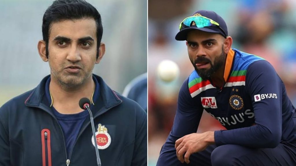 Gautam Gambhir and Virat Kohli