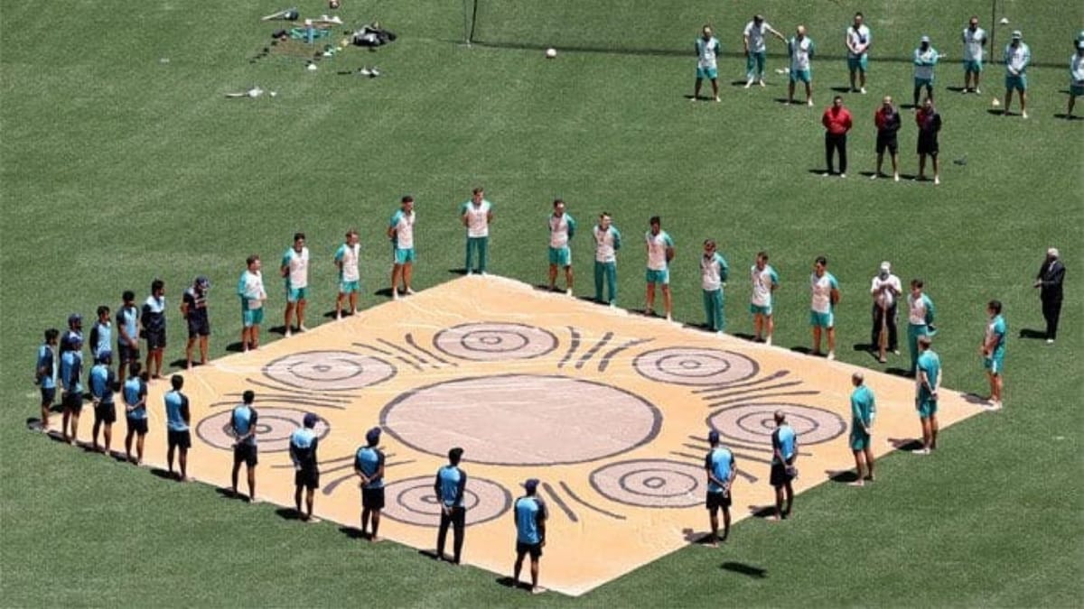 India tour of Australia: Players take part in ‘barefoot circles’ anti-racism gesture