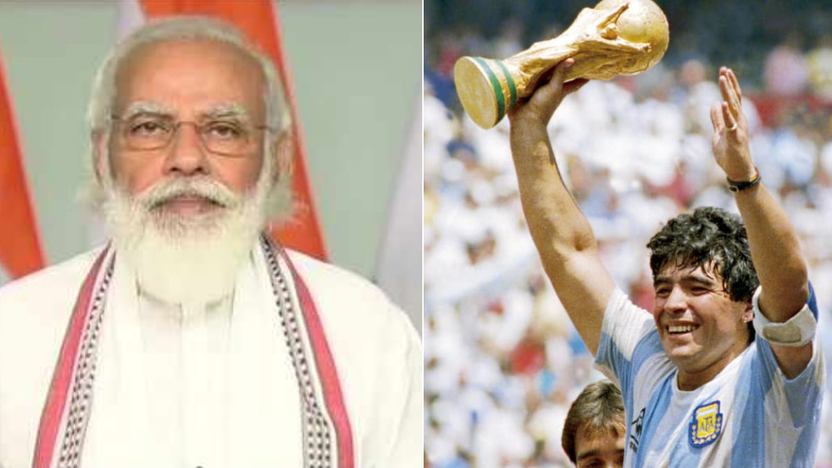 ‘A maestro of football’: PM Narendra Modi condoles demise of football legend Diego Maradona