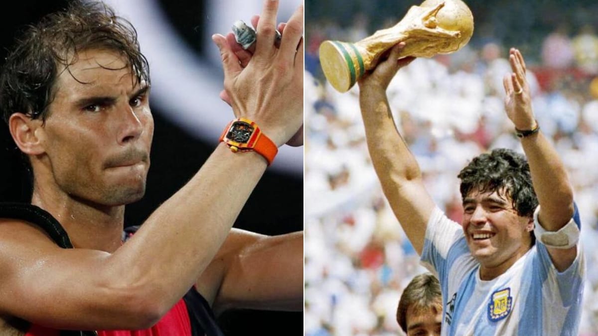 “What he did in football remains” Rafael Nadal mourns the passing away of soccer legend, Diego Maradona