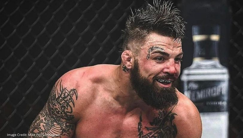 UFC 255: Mike Perry missed the welterweight mark, coming at the 175.5-pound mark and dabs