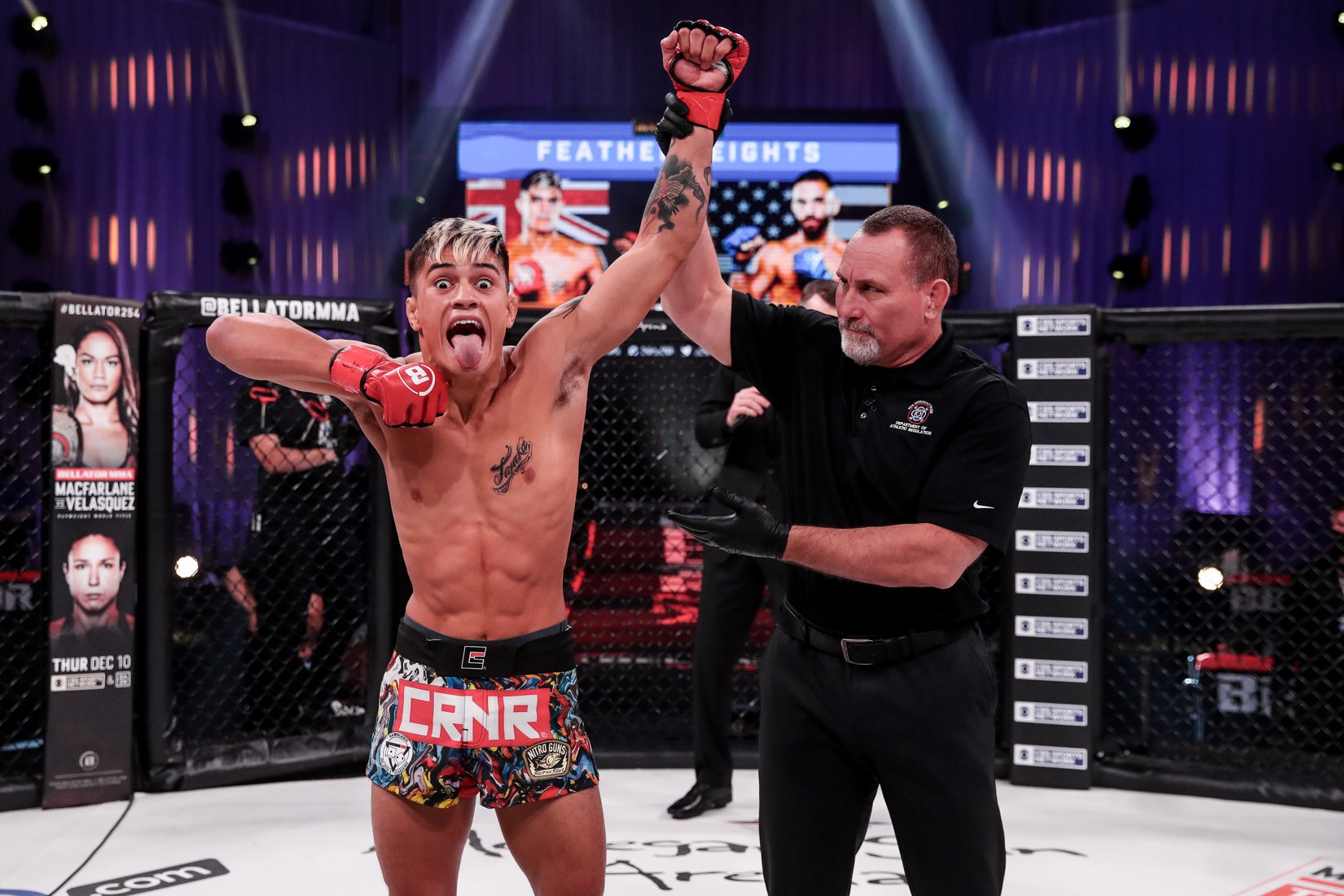 Bellator 253 : Jay Jay Wilson demolishes Sergio DeBari in 20 seconds