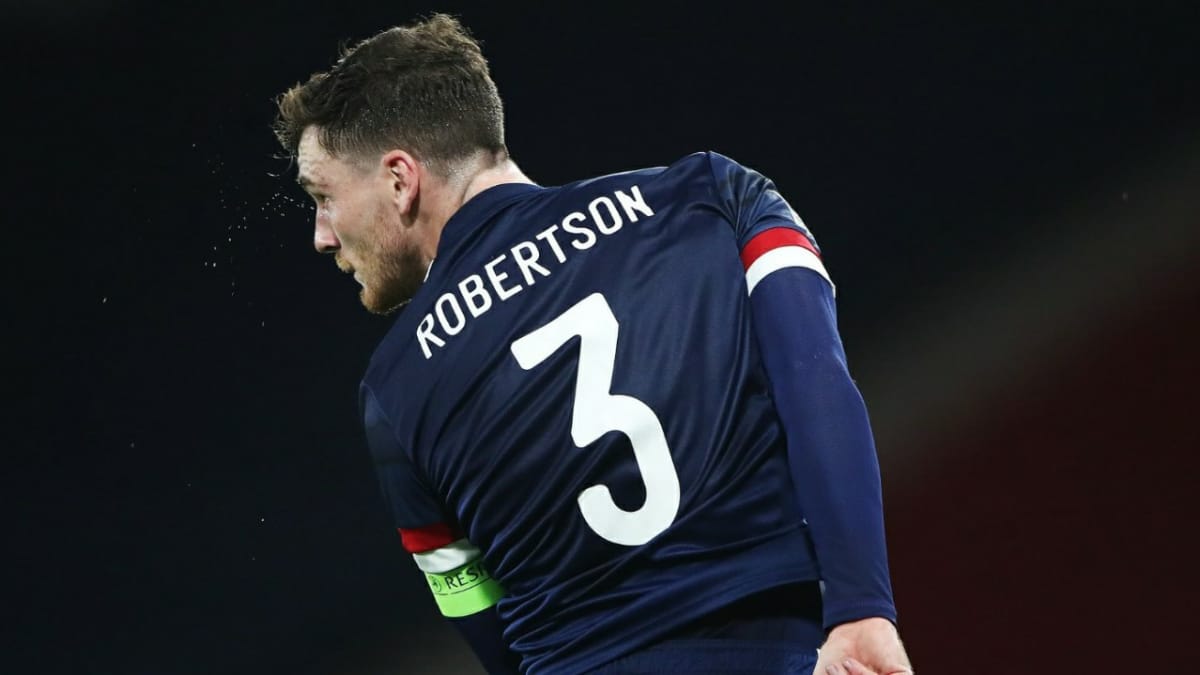 Andy Robertson misses match against Slovakia with alarm bells ringing in Liverpool