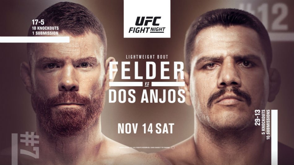 UFC Vegas 14: Rafael Dos Anjos def Paul Felder via split decision