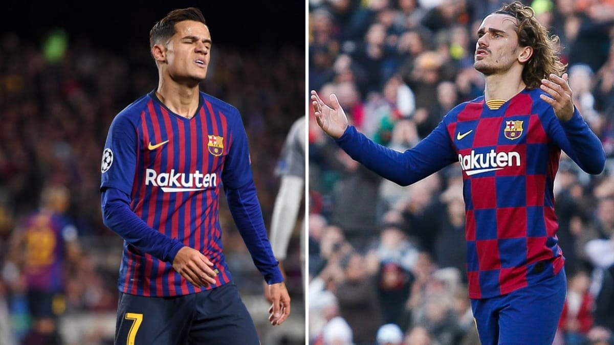 Why are Antoine Griezmann and Philippe Coutinho underperforming at Barcelona?