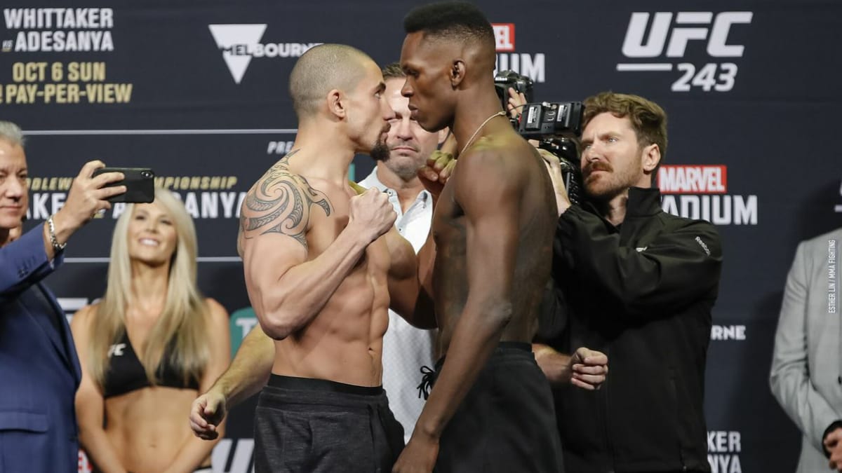 “I’ll fight Izzy one way or another” Robert Whittaker is determined to fight Adesanya at any weight class