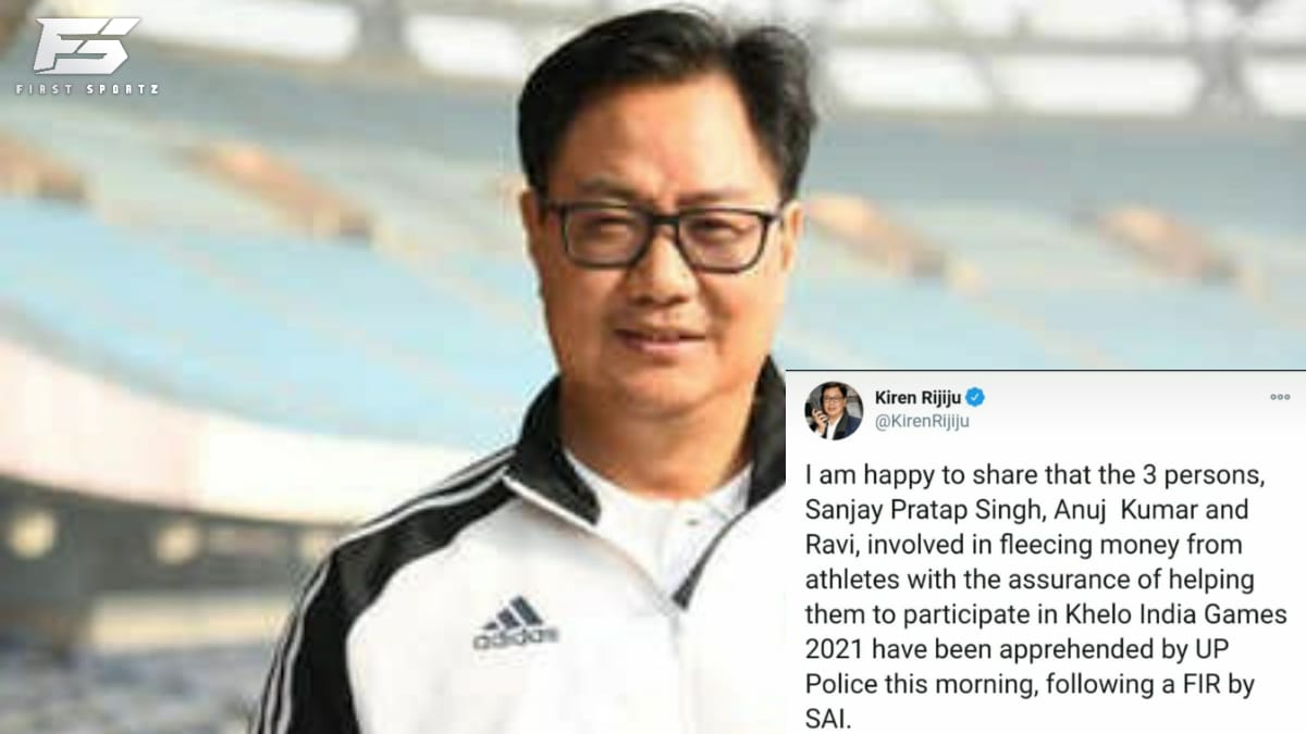 “Three person involved in Khelo India Games fraud  apprehended” says Kiren Rijiju