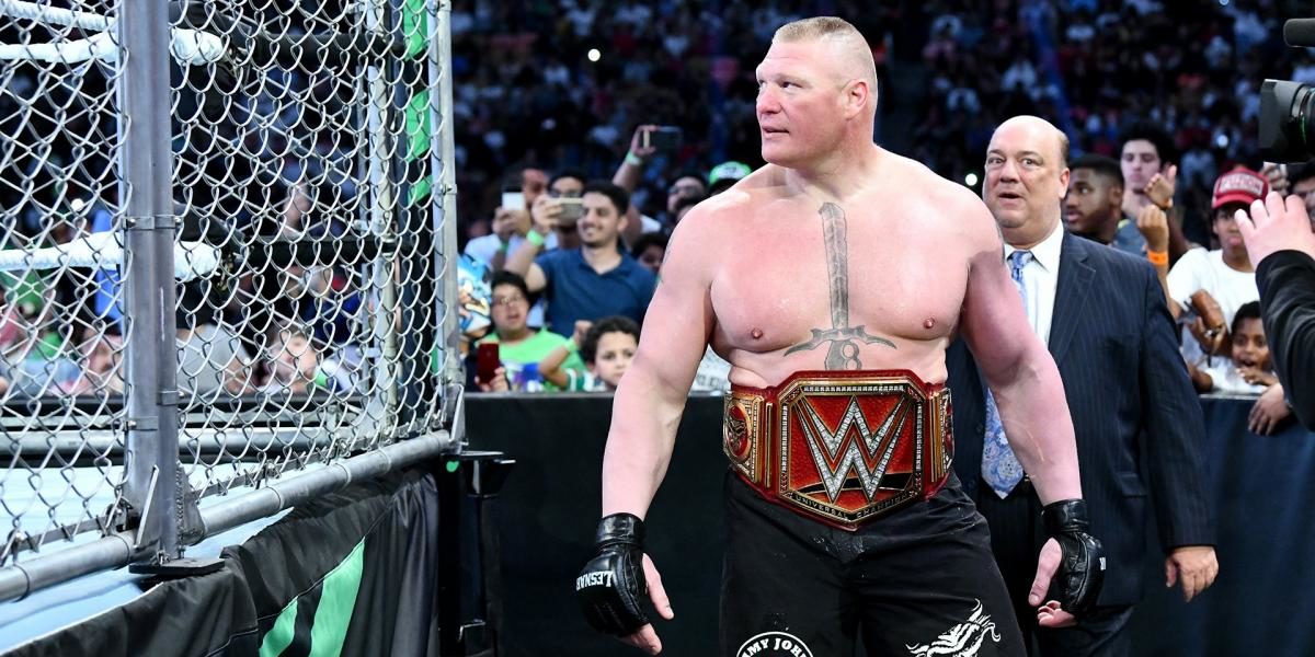 Brock Lesnar sports a new look