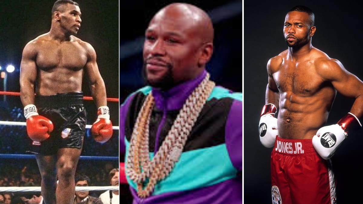 “I went and got every belt possible that I could get in my weight class,” Roy Jones Jr. and Mike Tyson lash out at Floyd Mayweather