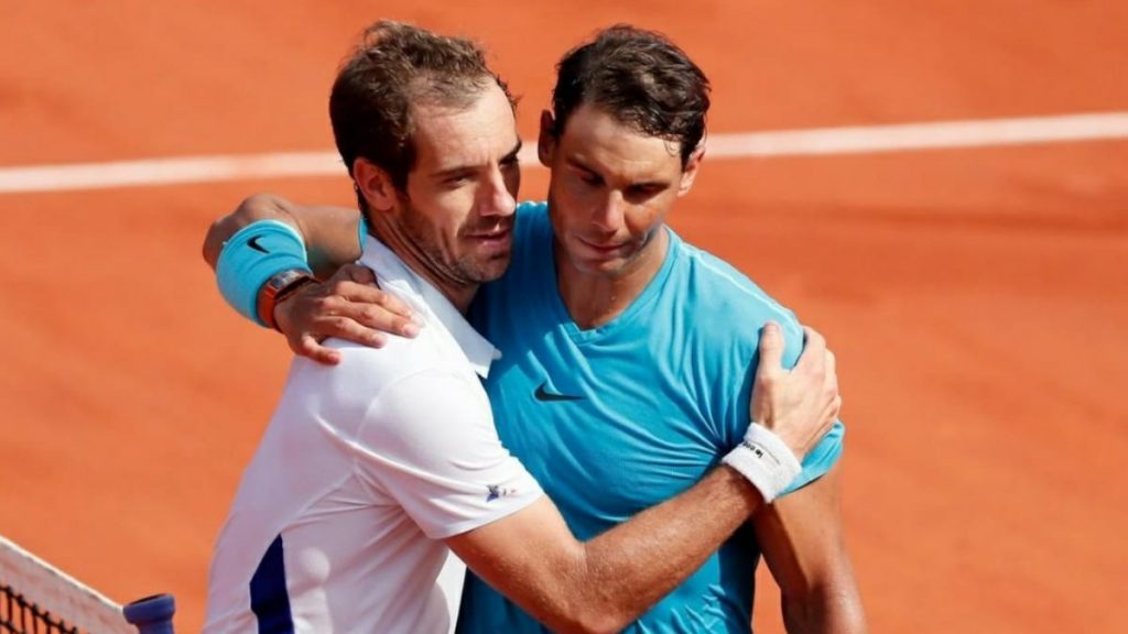 Richard Gasquet and Rafael Nadal