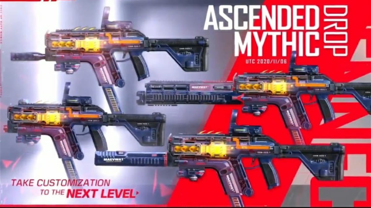 Call of Duty Mobile: New Ascended Mythic weapon and Optimizations revealed