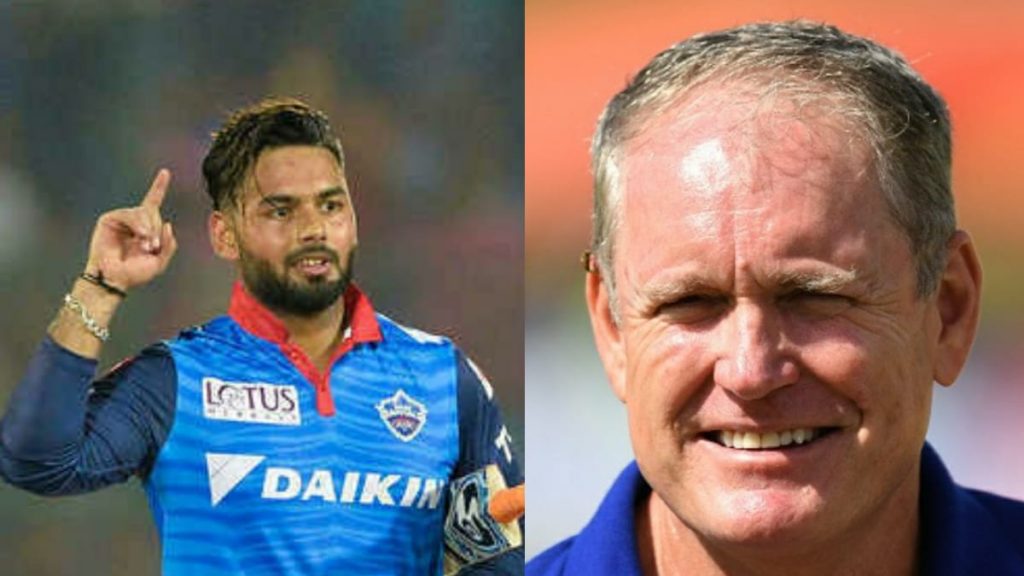 Rishabh Pant and Tom Moody