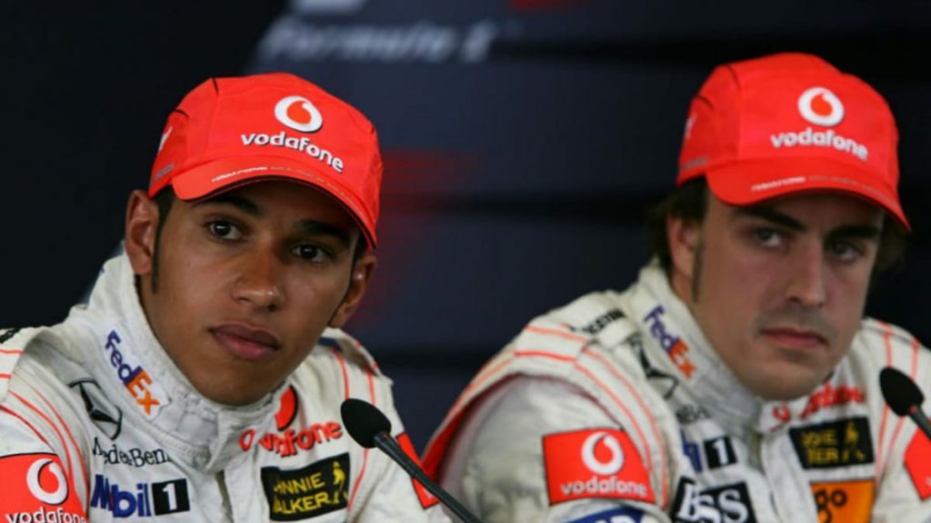 Lewis Hamilton and Fernando Alonso