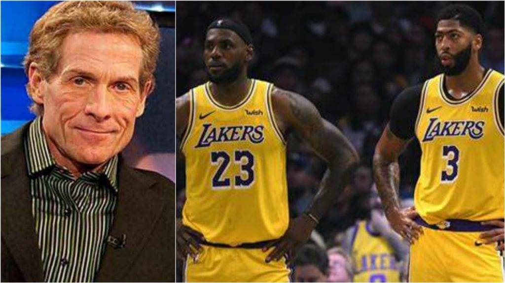 Skip Bayless, LeBron James and Anthony Davis