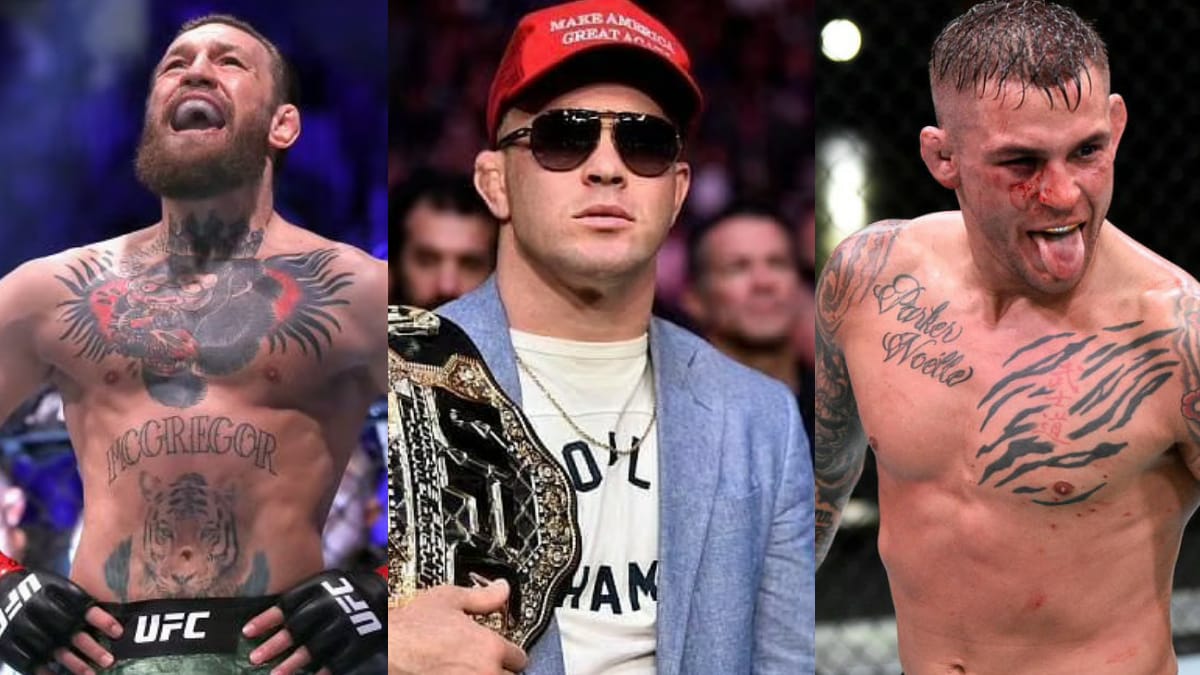 ‘He’s gonna get sparked again in the first round… he’s completely washed up and has no chin anymore and no heart’ – Colby Covington predicts Conor McGregor will wallop Dustin Poirier at UFC 257