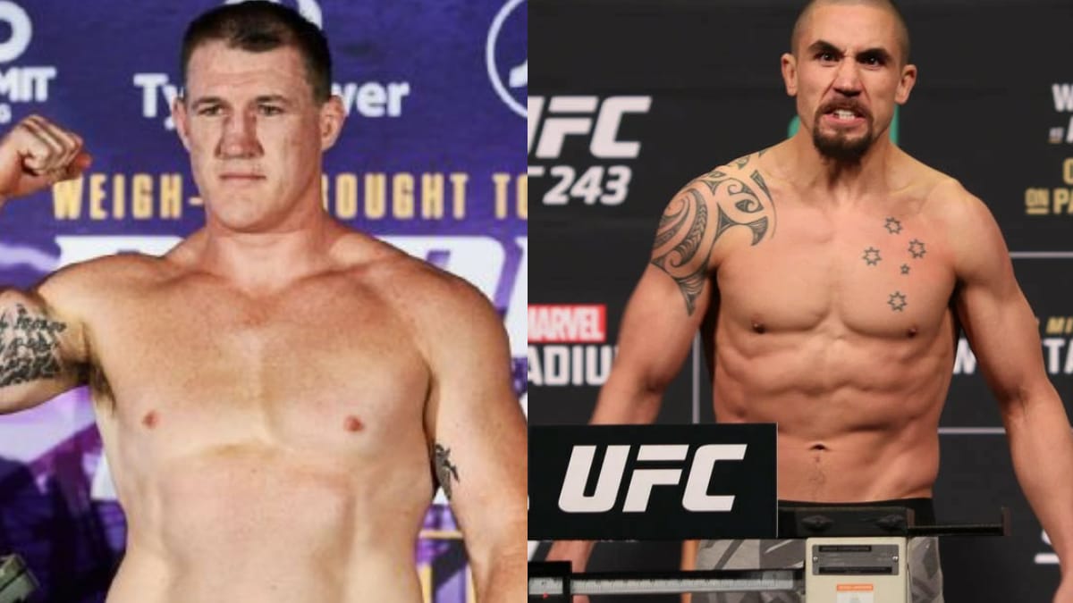 ‘I’m just going to get in there and smash him’ – Paul Gallen calls out UFC Star Robert Whittaker, after beating Mark Hunt in a heavyweight boxing bout