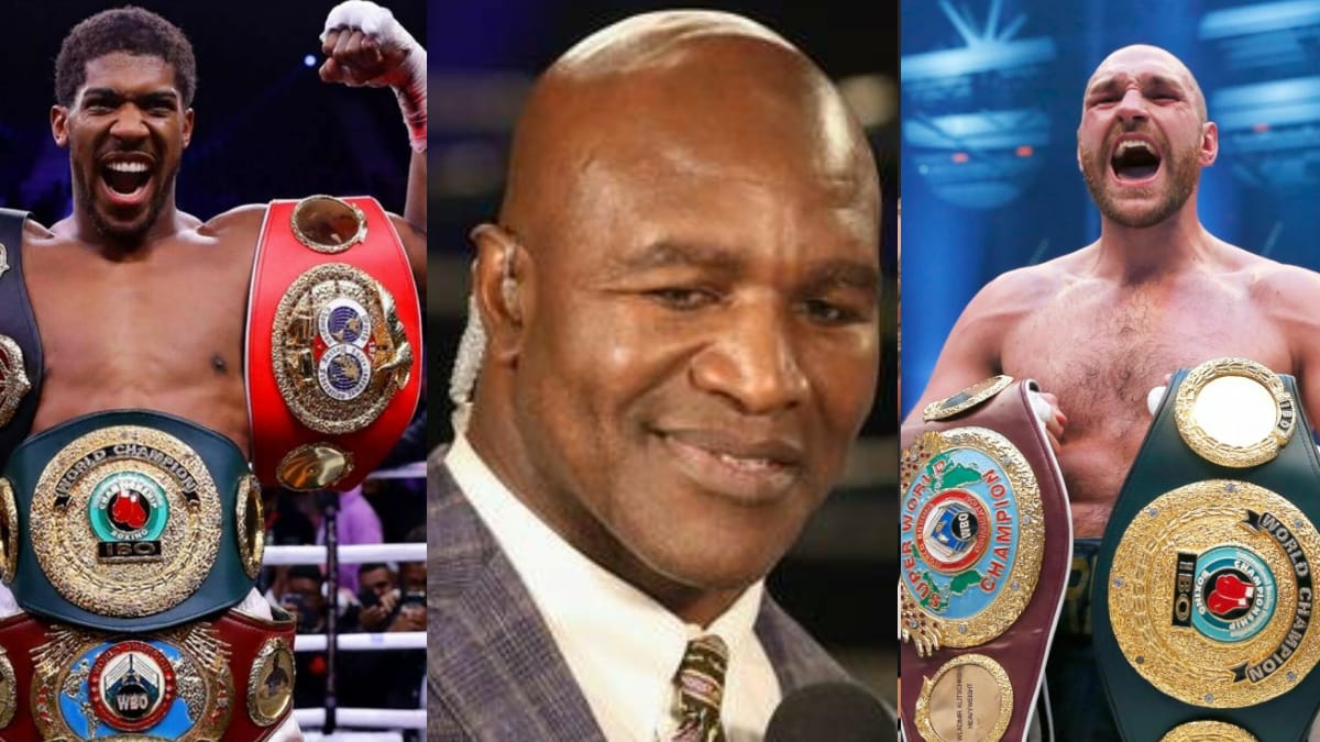 Evander Holyfield compares Anthony Joshua with Tyson Fury, feels Anthony Joshua is better than all others ‘on paper’