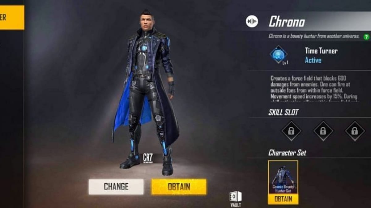 Garena Free Fire: How to get CR7’s Chrono character for Free, Here is the Trick