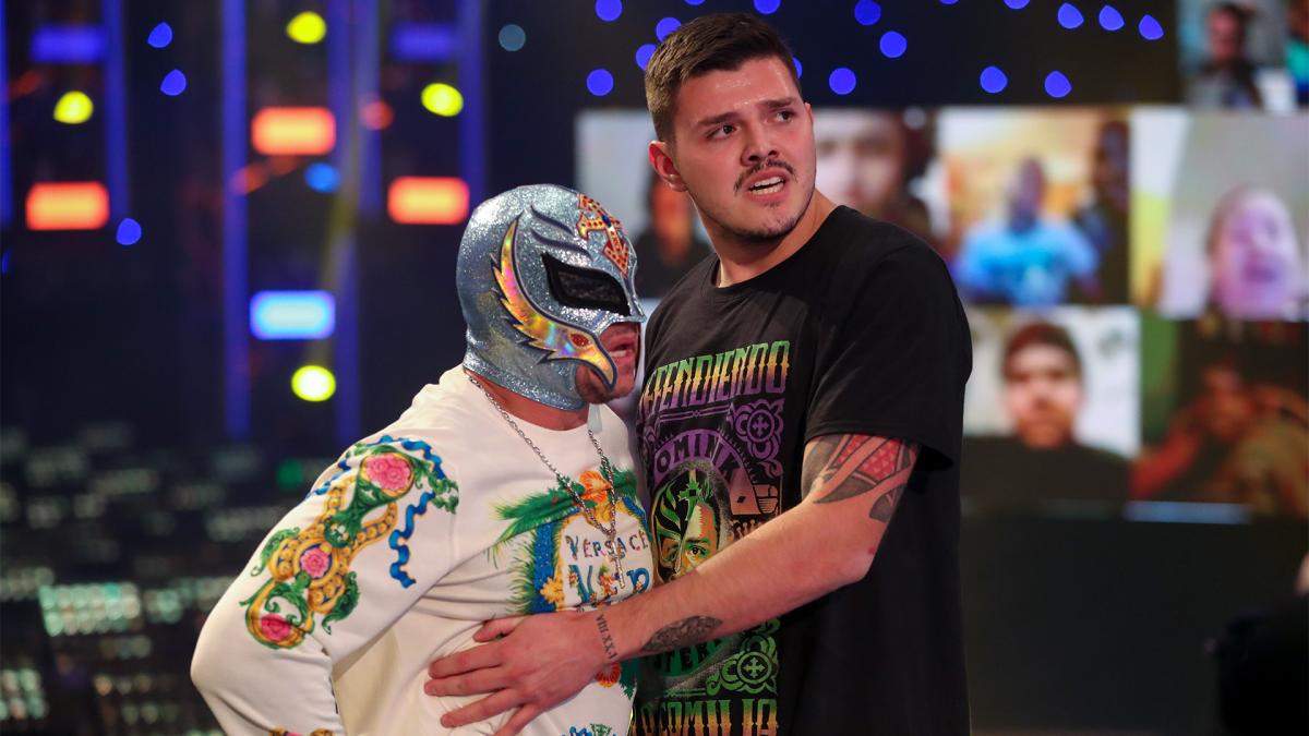 Hurricane pokes fun at Rey and Dominik Mysterio