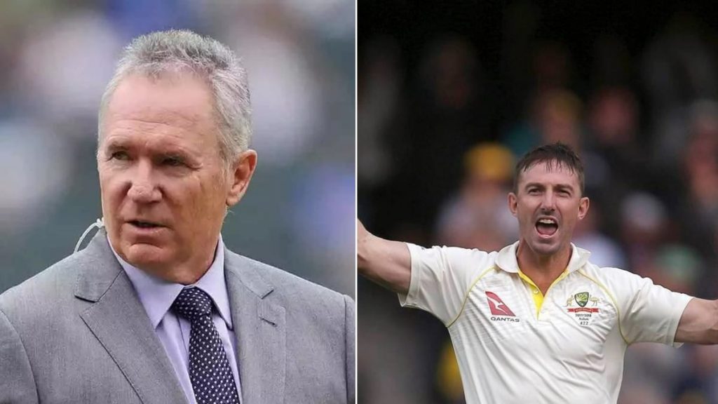 Allan Border and Shaun Marsh