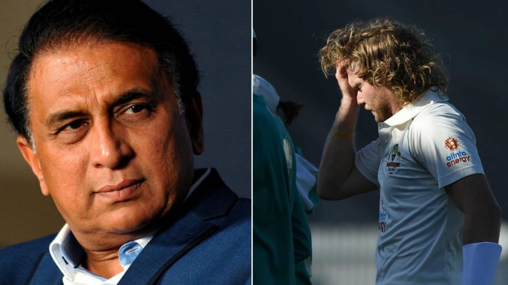 Sunil Gavaskar and Will Pucovski