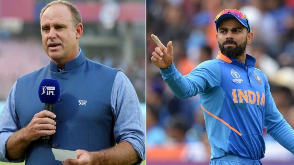 Matthew Hayden and Virat Kohli