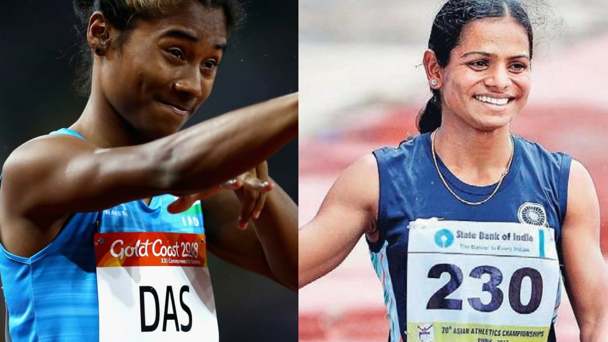 Hima Das and Dutee Chand named as a part of women’s 4x100m team for World Athletics Relays