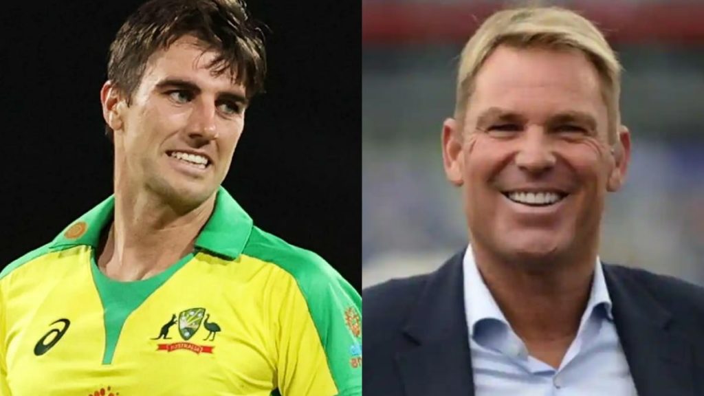 Pat Cummins and Shane Warne